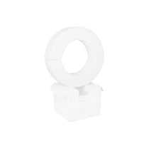 Ensemble de cerceaux 3 blocs blanc - Velinda
