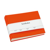 Album photo Classic Small – 80 pages crème – Photos 10x15 – Orange – Semikolon