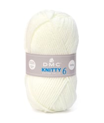 Fil à tricoter Knitty 6 - 100GR - DMC Just Knitting Ecru (812)