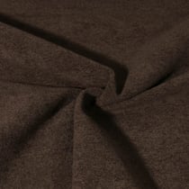 Tissu Velours d'ameublement texturé Genova uni  Marron chocolat