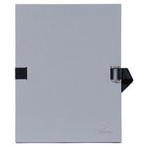 Chemise dos extensible papier - 24x32cm - Gris - x 10 - Exacompta
