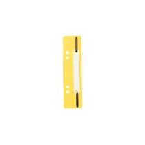 Fixe-dossiers à lamelle polypropylène - Jaune - x 250 - Exacompta