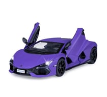 Lamborghini Revuelto miniature 1:32 violette avec piles