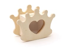 TIRELIRE COURONNE CŒUR 120x90x50