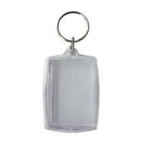 Graine Créative - Porte-clés transparents Rectangle 6 pièces