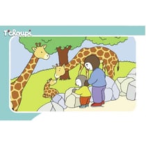 Puzzle avec cadre : t'choupi au zoo 15 pieces - nathan - 86131
