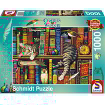 Puzzle Frédéric le chat lettré 1000 pcs
