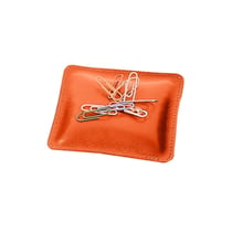 COUSSIN A TROMBONES - CUIR Satiny - 10x10x2,5 cm