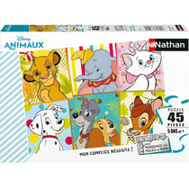 Puzzle Mes animaux Disney préférés 45 pcs - Nathan