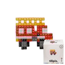 Kit mosaïque DIY pixel art - Kit mosaïque "Camille le camion de pompier" - Mini