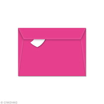 Enveloppe Pollen 114 x 162 mm - Rose fuchsia - 5 pcs