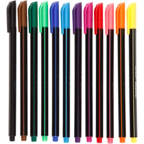Feutres Fineliner Colortime - Pointe 0,7 mm - Couleurs assorties - 12 pcs