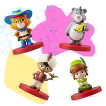 FABA Personnages Sonores Les héros des contes de fées - énfants à partire de 3 ans - Jouet avec Contenu Éducatif - Fonctionnent avac la conteuse d'histoires FABA