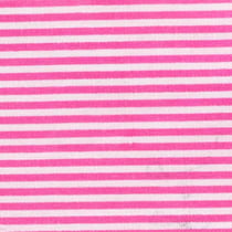 Coupon de tissu en coton Rayures fuchsia 55 cm