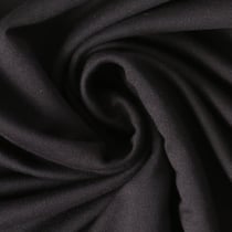 Tissu Sweat léger Soline uni Noir