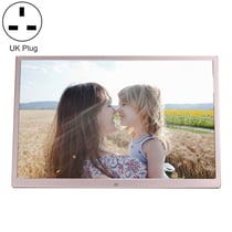 Cadre Photo Numérique 17 Pouces LED Haute Résolution Avec Télécommande Or YONIS