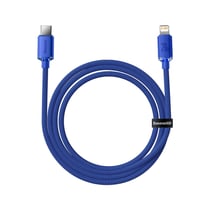 Baseus Câble Lightning vers USB-C 20W Crystal Shine Charge et Synchronisation 1,2m Bleu