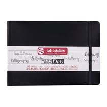 Carnet à croquis/notes - format A5 (21x14,8 cm) - 80 feuilles - 80g - noir - Royal Talens