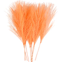 Plumes artificielles, L : 15 cm, L : 8 cm, orange, 10 pièces/ 1 Pq.