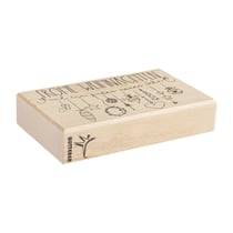 Tampons "Frohe Weihnachten" - Guirlande, 6x10cm
