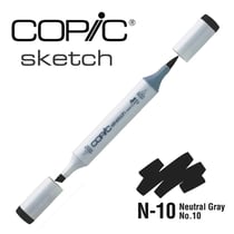 Copic - Marqueur à l'alcool Copic Sketch N10 Neutral Gray No.10