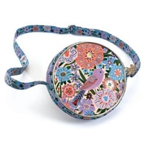 SAC A MAIN fermeture zip motif Oiseau