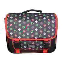 Cartable 38 cm Minecraft Noir - BAGTROTTER