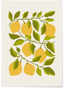 Affiche Citronnier | A3 : 29,7x42cm