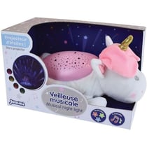Peluche veilleuse et musicale LICORNE - JEMINI 39 cm