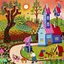 Puzzle 1000 pièces - Poppy Garden - Alipson Puzzle