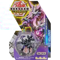 Bakugan legends : neo nillious avec carte - boule noire - platinum series - saison 4 - spin master 20140216