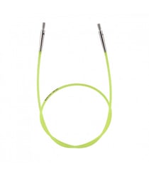 Cable Vert 60 cm aigu. circulaires/crochet interchangeables - Knitpro 60 Cm vert