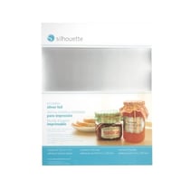 Feuilles adhésives argent métal imprimables