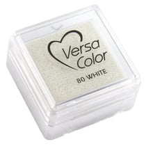 Tampon encreur "Versacolor", blanc, 2,5x2,5 cm