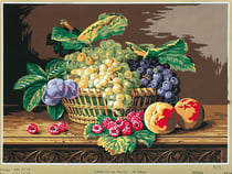 Canevas antique Nature morte 45x60cm