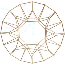 Décoration à suspendre, anneau, d 28 cm, laiton, 1 pièce