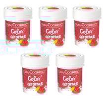 Colorant alimentaire rose arôme fraise 50 g