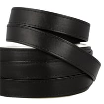 Bobine 10m Sangle simili cuir noir 25mm