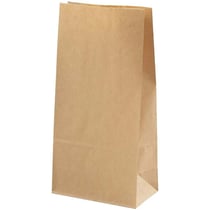 Sacs en papier - Brun - 6,5 x 11 x 22,5 cm - 10 pcs