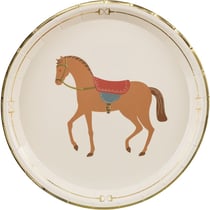 6 Assiettes Cheval & Équitation