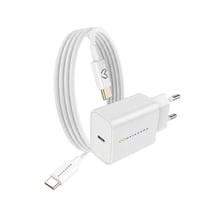 Mayaxess Chargeur Secteur pour Xiaomi 15T 20W + Câble USB-C 1m Blanc