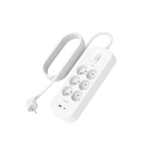 Belkin Rallonge Multiprise Parafoudre 6 Prises avec USB et USB-C Blanc