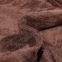 Tissu Eponge Bébé Bambou Tout doux Cacao - Au mètre