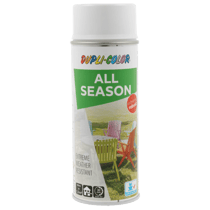 Spray de peinture - Extra robuste - Blanc - RAL 9003 - Brillant - Tous supports - All season