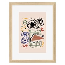 Image encadrée Oeil 30x40 cm