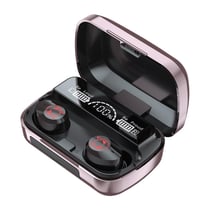 Ecouteurs Bluetooth Réduction De Bruit HD Étanche Avec Écran Batterie Longue Durée Rose YONIS