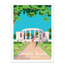 Affiche 50x70 cm - Omaha Beach - Raphael Delerue