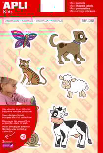 Gommettes MAXI Animaux x 28