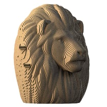 3D sculpture puzzle en carton Lion - Creatifwood