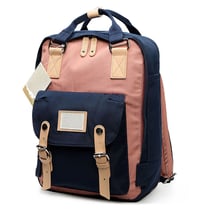 Sac à Dos Voyage École Sport 38 * 28 * 15 cm Bleu Rose YONIS